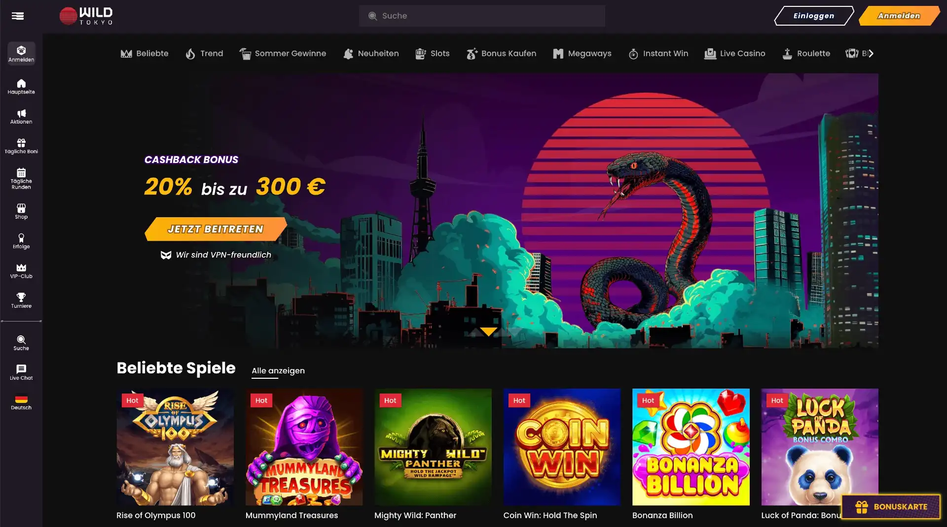wildtokyo casino austria
